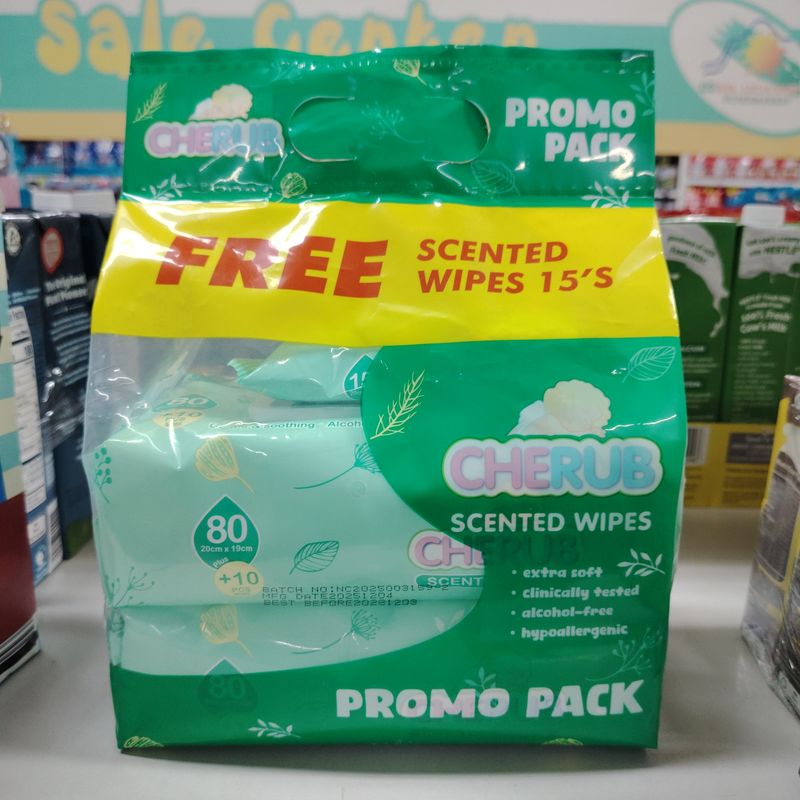 CheRub Baby Wipes Scented PROMOPACK