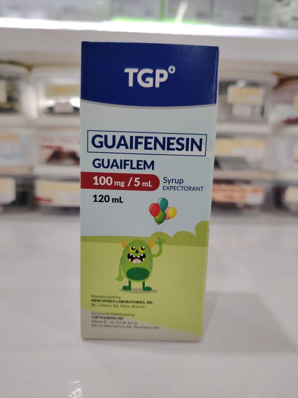 Guaifenesin GUAIFLEM 100mg/5ml Syrup