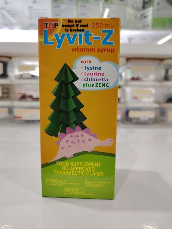 Lyvit-Z Vitamin Syrup 250ml