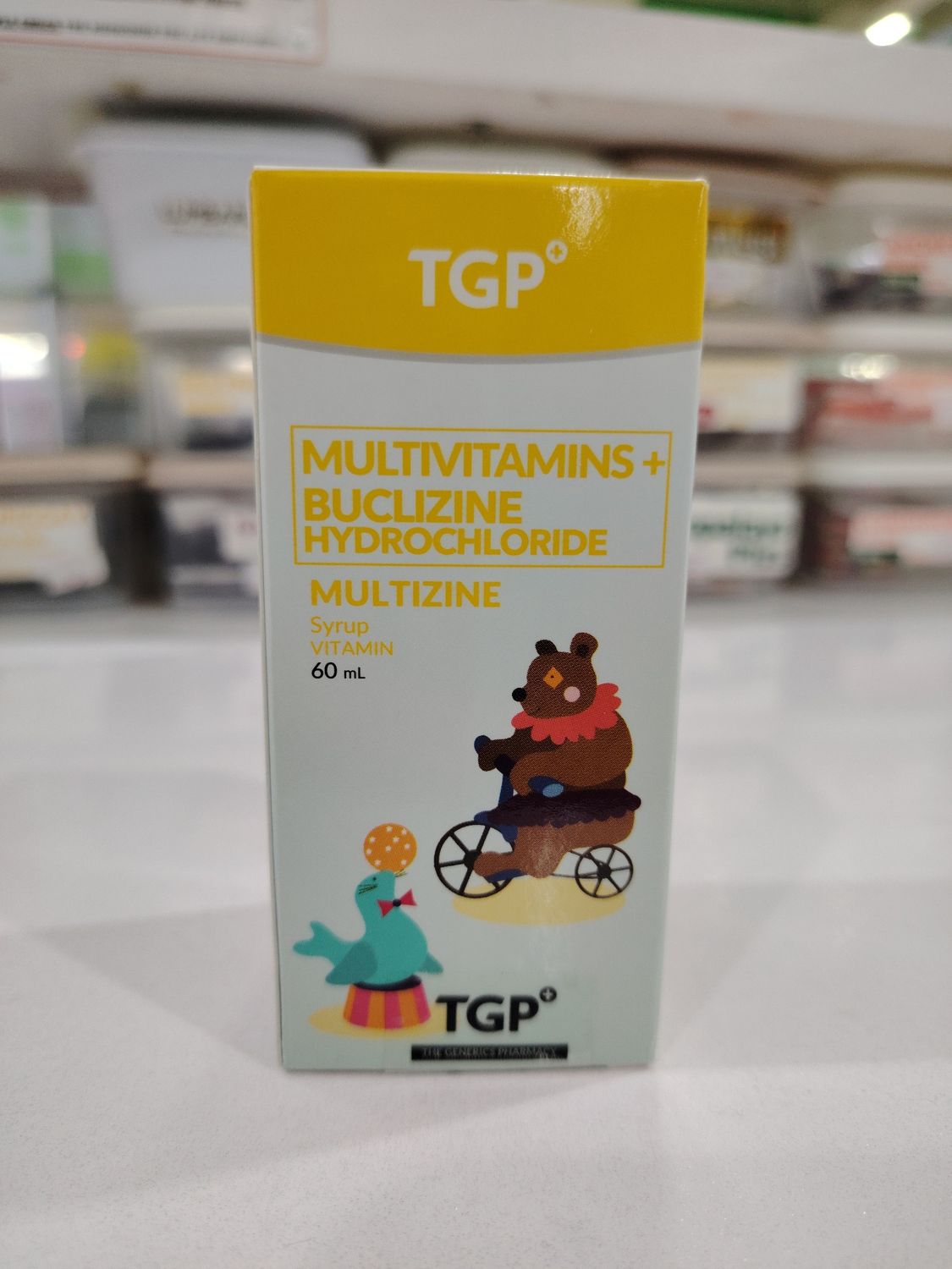 Multivitamins+Buclizine Hydrochloride MULTIZINE Syrup 60ml