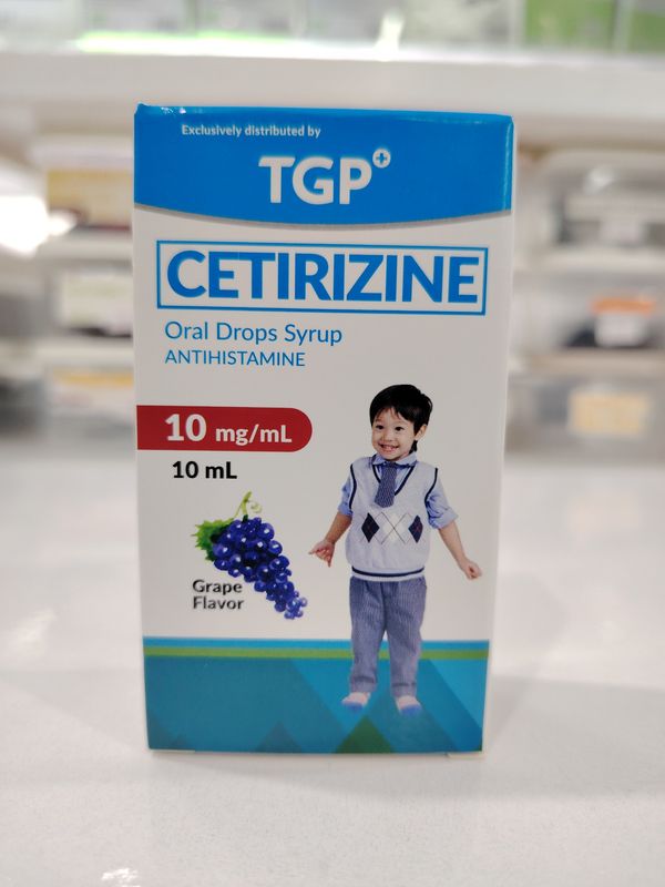 TGP Cetirizine Oral Drops 10ml Grapes Flavor