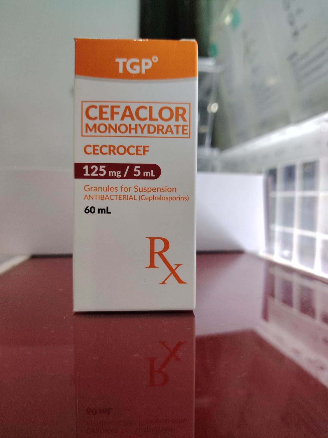 Cefaclor Monohydrate CECROCEF 125mg/5ml Strawberry Flavor🍓 60ml