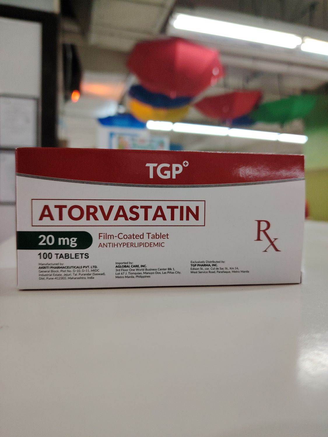 Atorvastatine 20mg