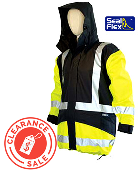 CLEARANCE SEAL FLEX Hi Vis Yellow+Blue Parka (Non Hi-Vis Compliant)