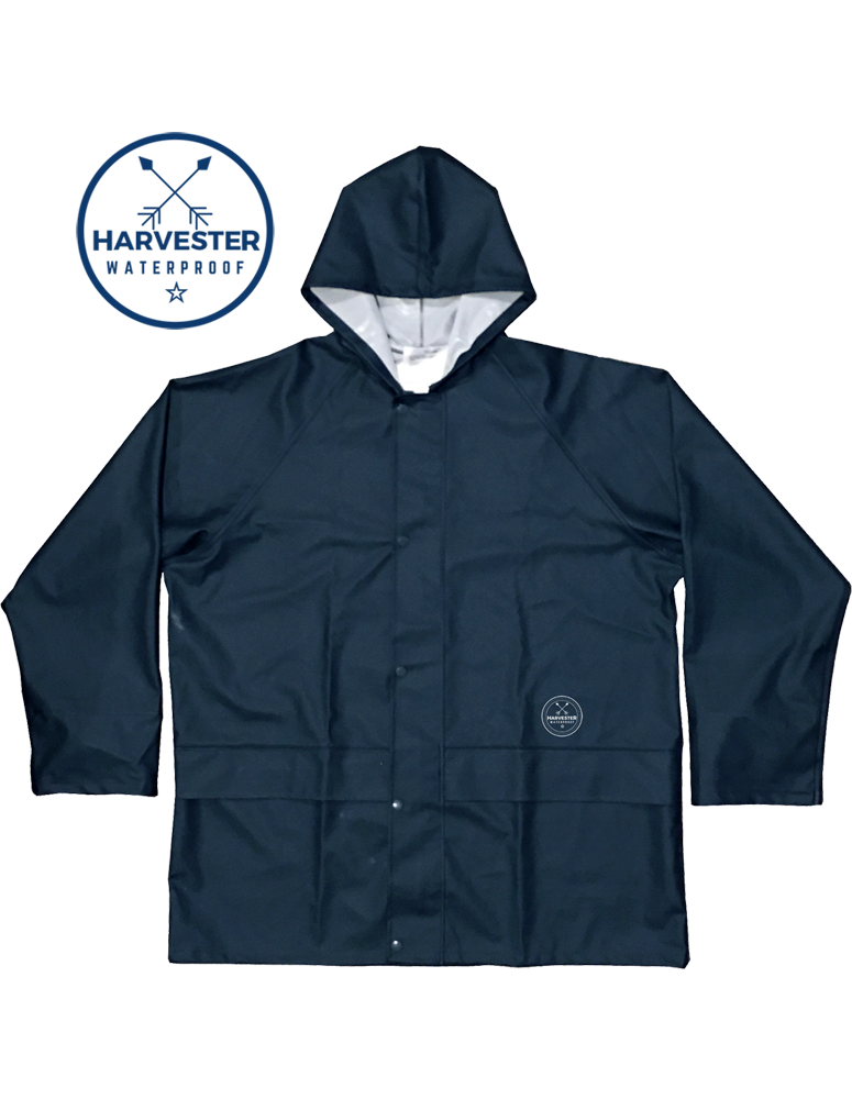 HARVESTER Waterproof Parka Navy Blue