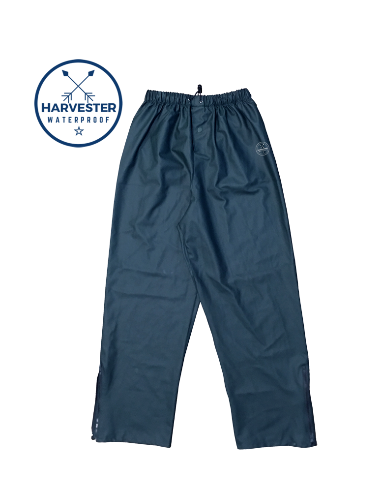 HARVESTER Waterproof Rain Pants Navy Blue