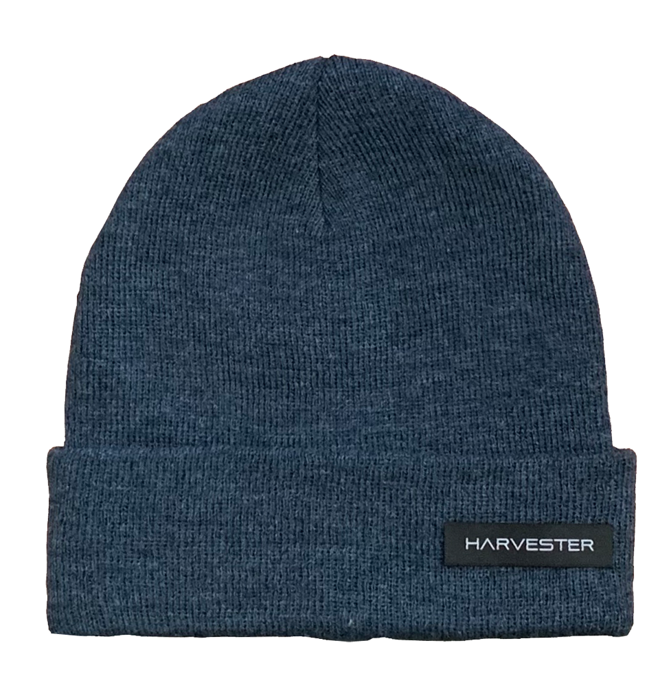 HARVESTER Wool Knit Beanie Navy
