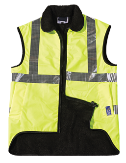SEAL FLEX Hi Vis Yellow Fleece Vest