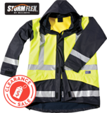 CLEARANCE STORM FLEX Hi Vis 2-Tone Yellow+Blue Parka