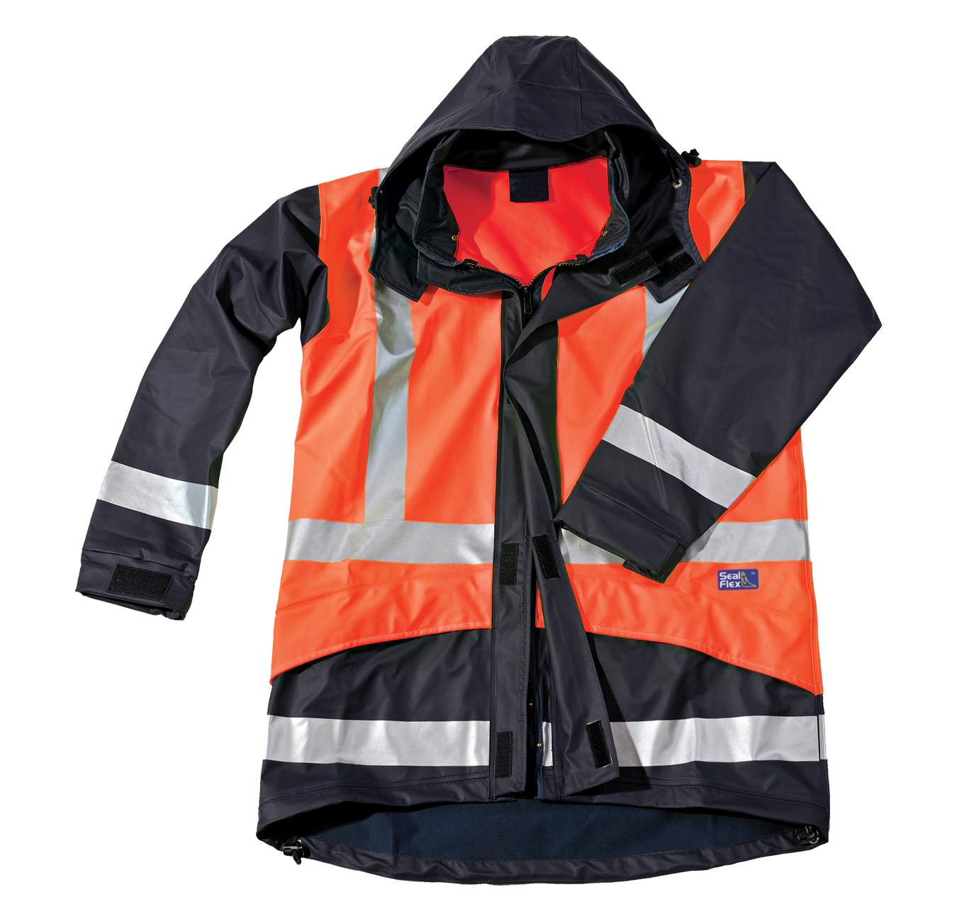SEAL FLEX Hi Vis 2-Tone Orange+Blue Parka