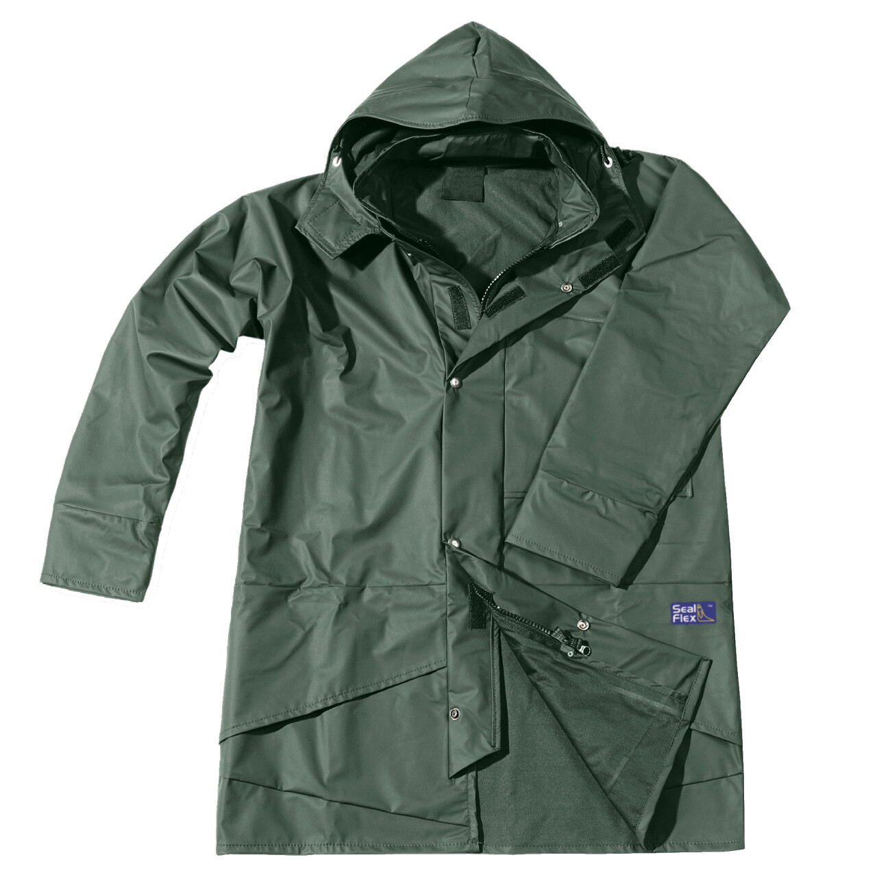 SEAL FLEX Green Parka &amp; Hood