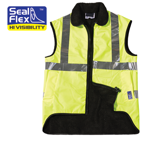 SEALS Seal Flex Hi Vis Yellow Fleece Vest