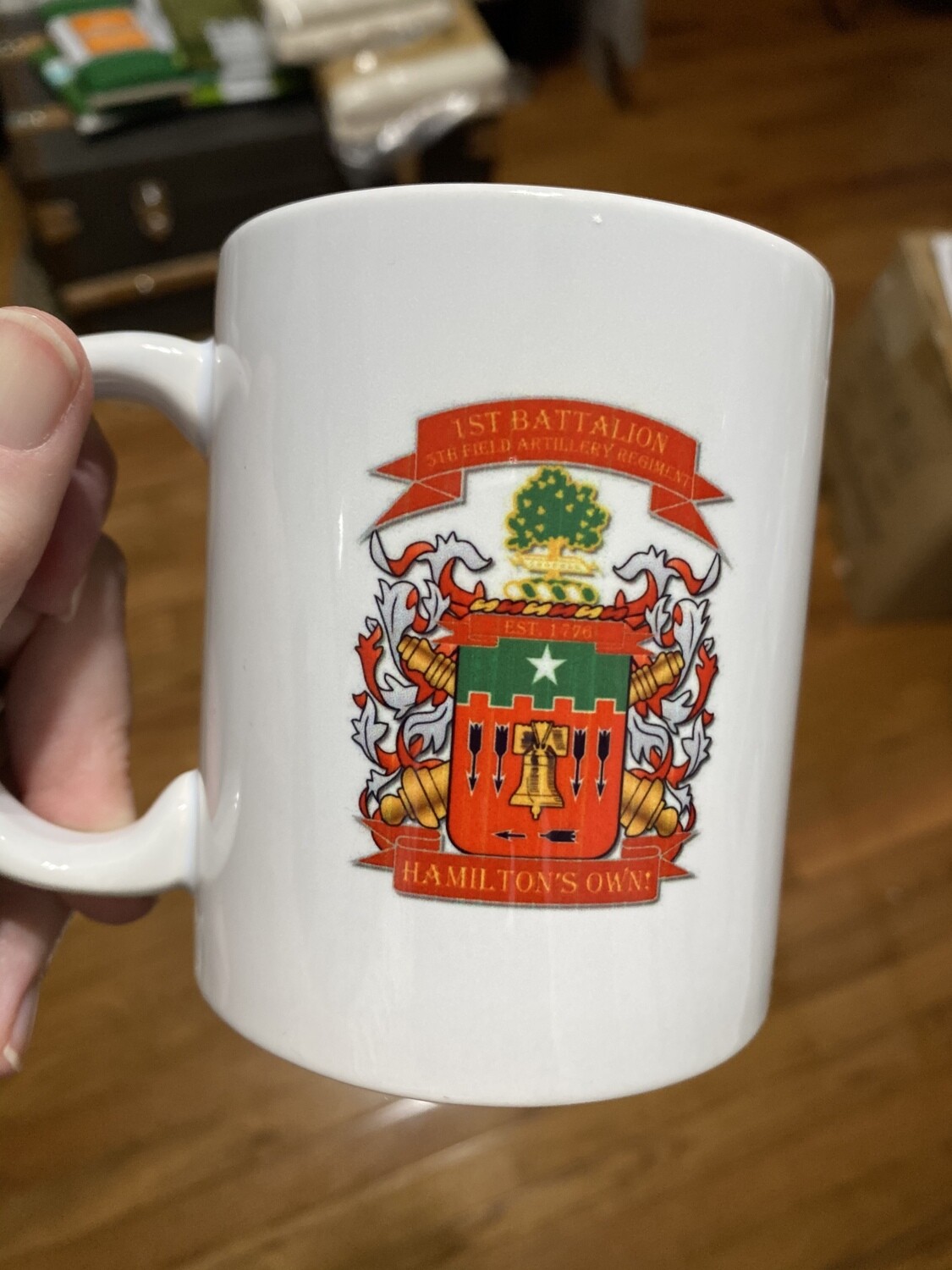 Coffee Mug 1/5 FA Hamilton’s Own W/1ID Patch * ON SALE*