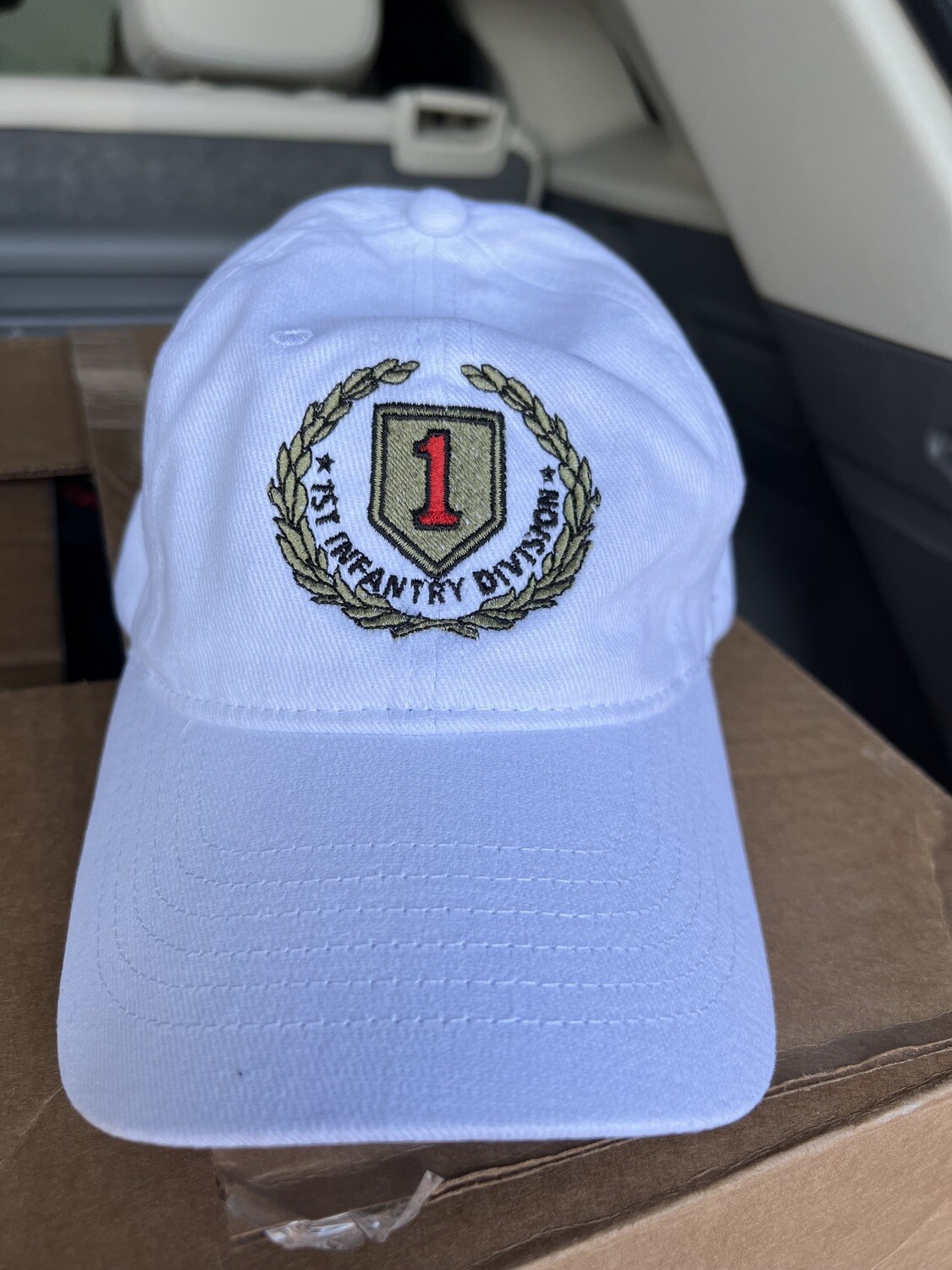 2023 White Baseball Cap SFID with Wreath