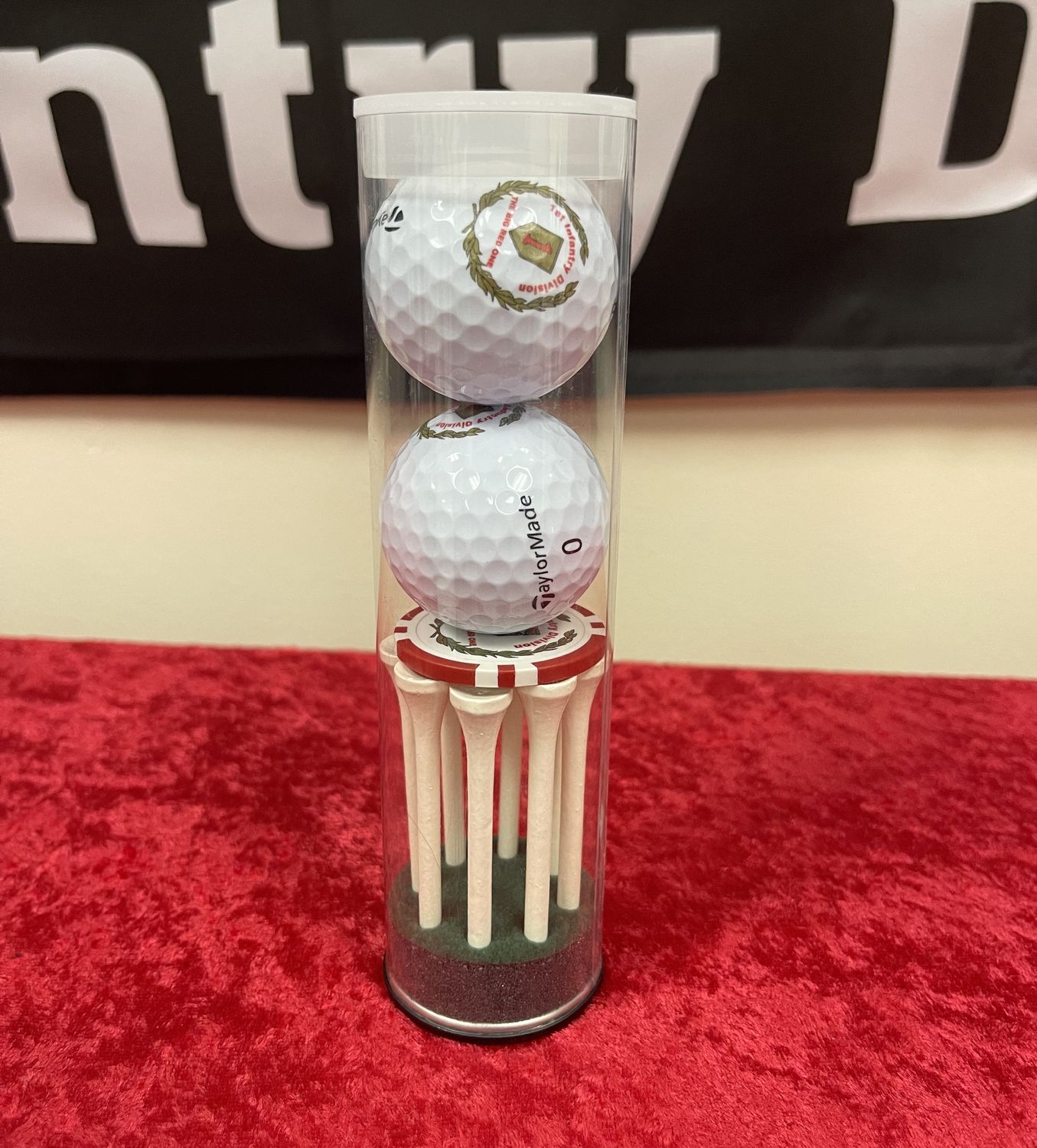 Golf ball, Poker Chip and T set.
