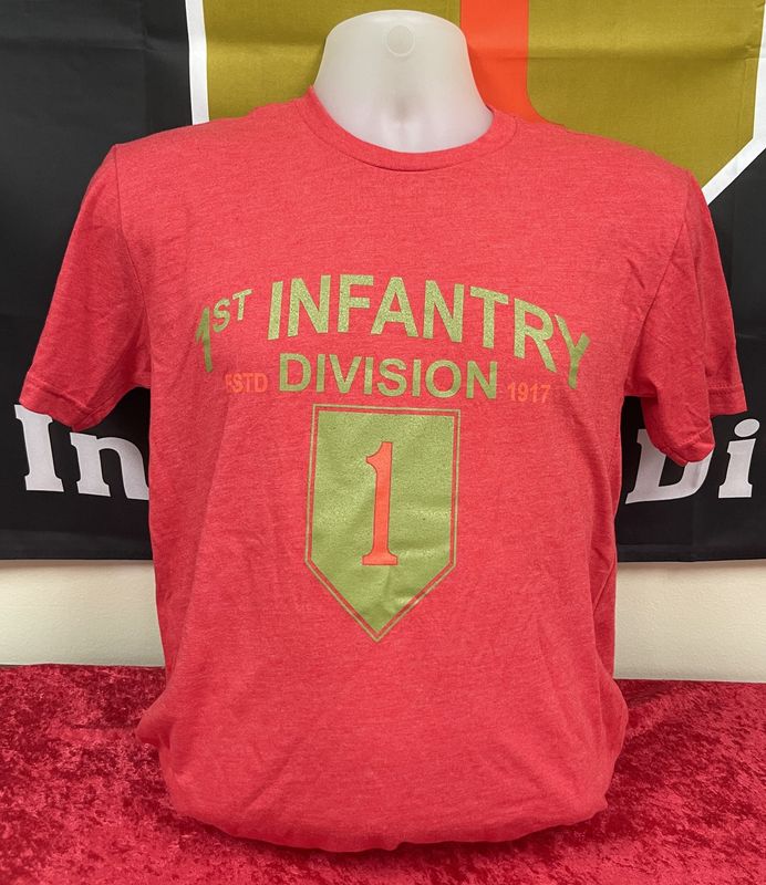 1st Infantry Big Red 1 Shirt Red
