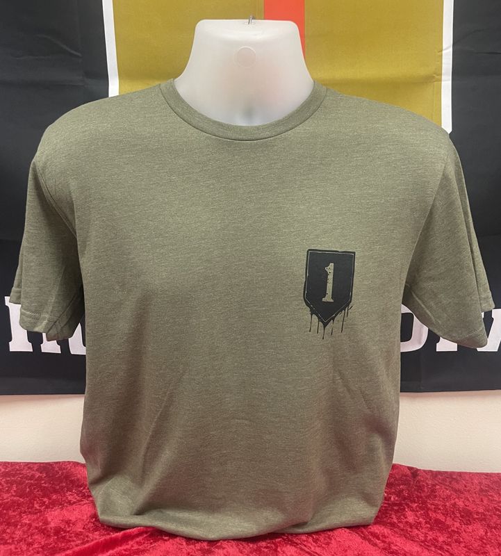 Big Red 1 Drip T-shirt Green