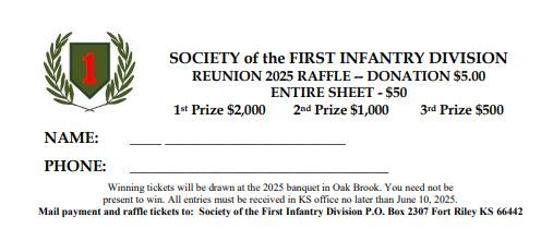 2025 Annual Raffle Ticket (Single)