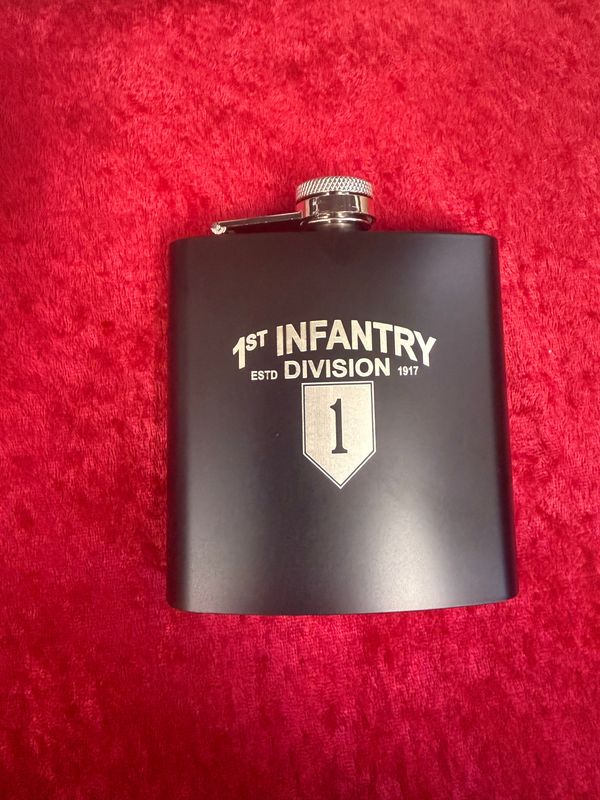 1st Infantry 6 oz Hip Flask