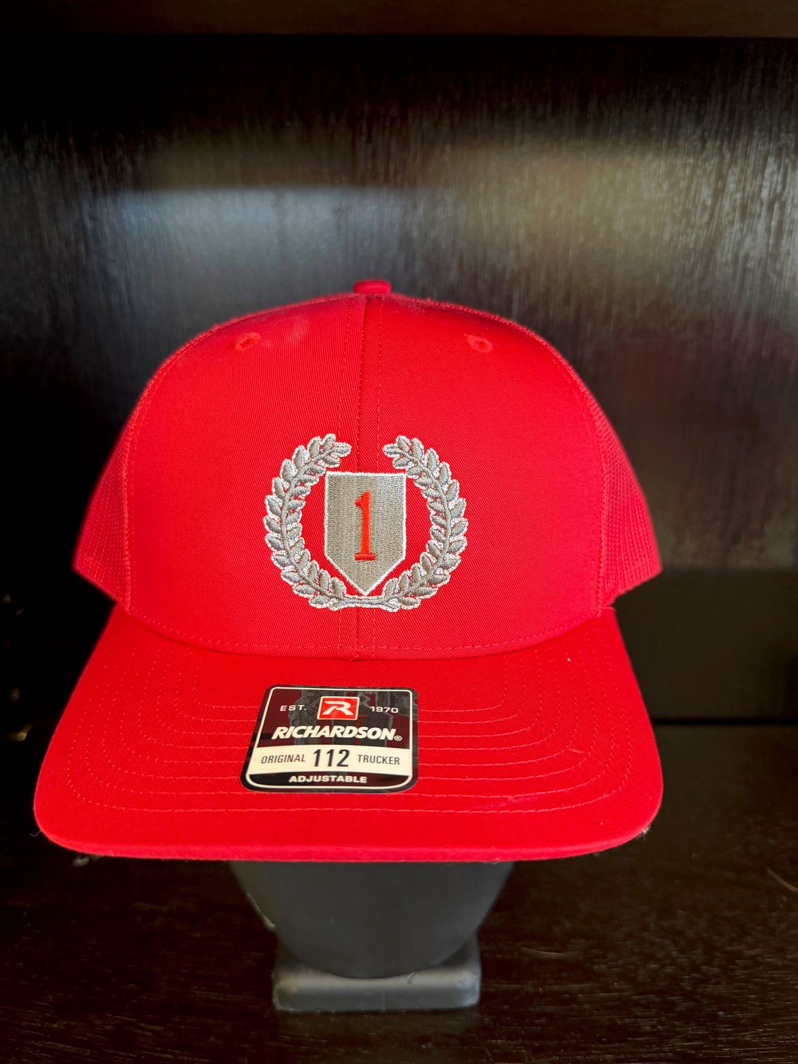 Red Wreath Big Red 1 Mesh Trucker Snapback