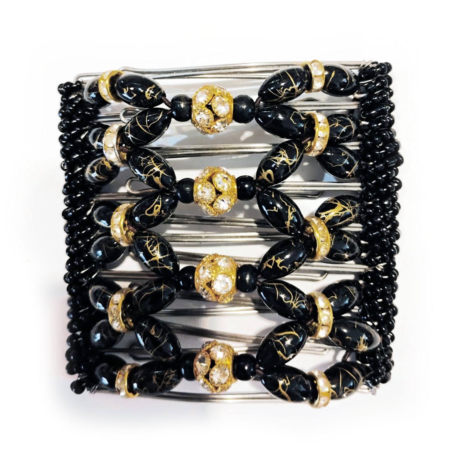Gold Rhinestone and Black