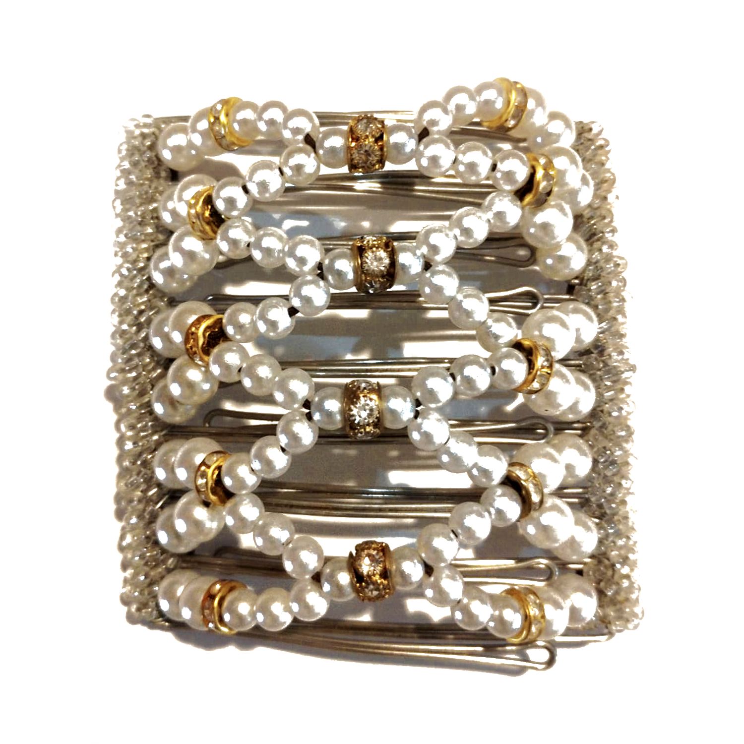 Gold Rhinestone and Pearl
