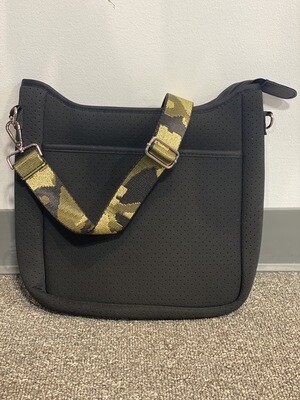 ahdorned neoprene crossbody