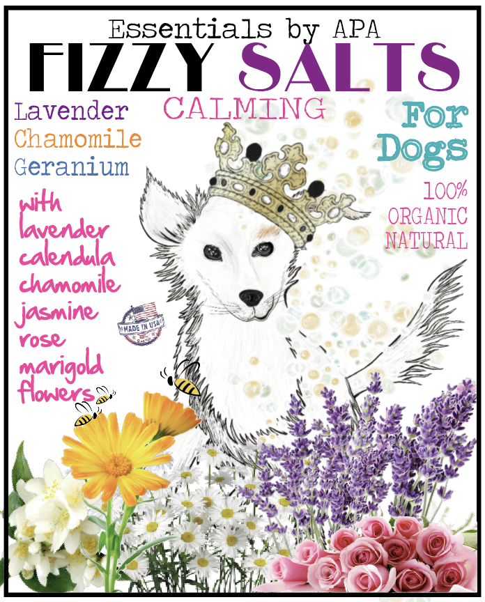 🐕 Organic Calming Fizzy Salts Bags Bath Salts for Dogs