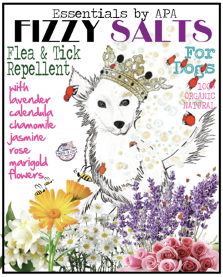 🐕 Flea & Tick Fizzy Salts Bath Salts for Dogs