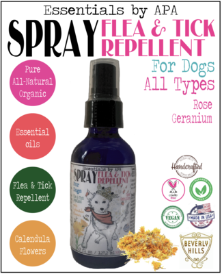 🐕 Organic Flea & Tick Calming Spray for Dogs