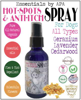 🐕 Organic Hot-spots Anti-Itch Spray for Dogs