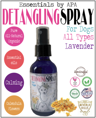 🐕 Organic Detangling Calming Spray for Dogs