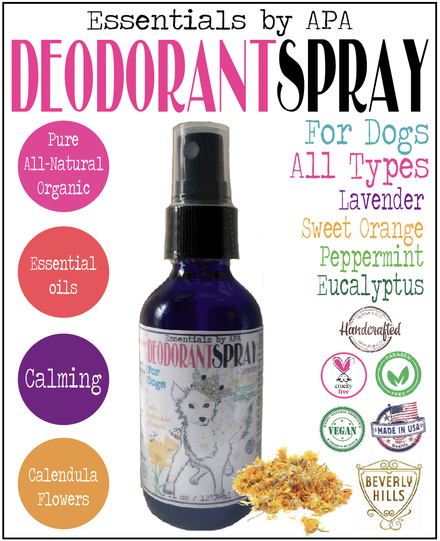 🐕 Organic Deodorant Calming Spray for Dogs