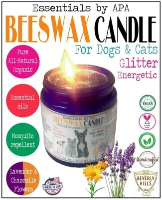 🕯🐕🐈 Beeswax Candle Mosquito-repellent Bright and Energetic
