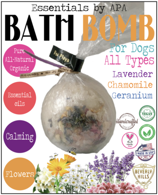 🐕 Organic Calming Bath Bomb Bath Fizzy for Dogs