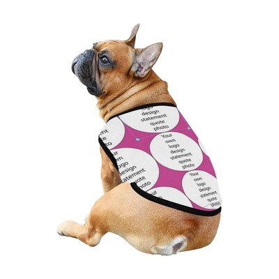 🐕Custom Photo Dog t-shirt, Personalized dog shirt, custom design your own dog tank top, add photo, logo, artwork, gift for dogs, custom Gift