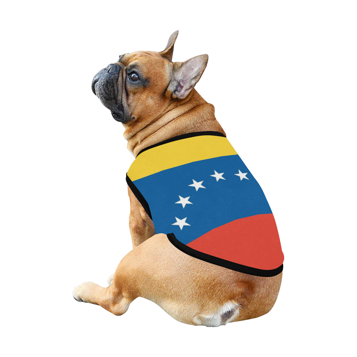 🐕🇻🇪 I love Venezuela dog t-shirt, dog gift, dog tank top, dog shirt, dog clothes, gift, 7 sizes XS to 3XL, big Venezuelan flag