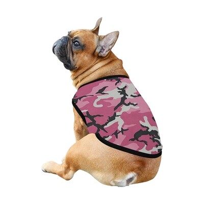🐕 Camo Army Dog shirt Dog Tank Top, Dog shirt, Dog clothes, Gifts, front back print, 7 sizes XS to 3XL, dog t-shirt, dog gift black strawberry white