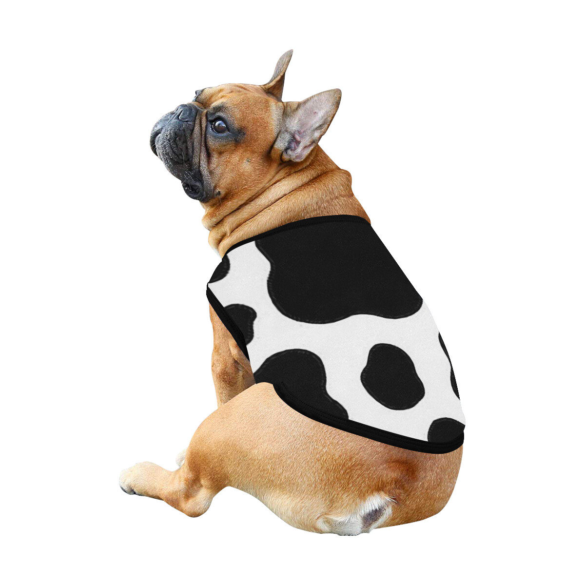 🐕 Animal print Cow Dog Tank Top, Dog shirt, Dog clothes, Gifts, front back print, 7 sizes XS to 3XL, dog t-shirt, dog gift