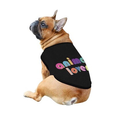 🐕 Animal Lover Dog shirt, Dog Tank Top, Dog t-shirt, Dog clothes, Gifts, front back print, 7 sizes XS to 3XL, dog gifts, black