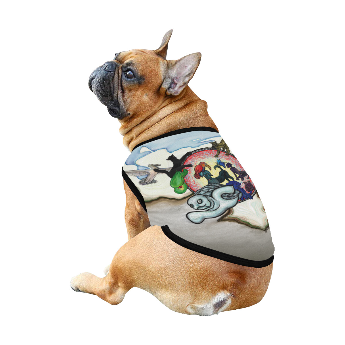 🐕🇻🇪 I love Animals Venezuela Dog shirt, Dog Tank Top, Dog t-shirt, Dog clothes, Gifts, front back print, 7 sizes XS to 3XL, dog gifts