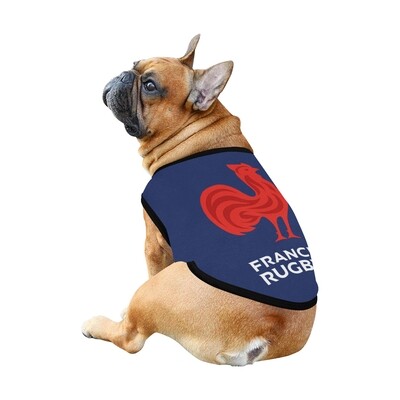 🐕🇫🇷🏉 Allez les Bleus, France Rubgy Team, Dog t-shirt, Dog Tank Top, Dog shirt, Dog clothes, Dog jersey, Gift, 7 sizes XS to 3XL, French, I love sports, bleu