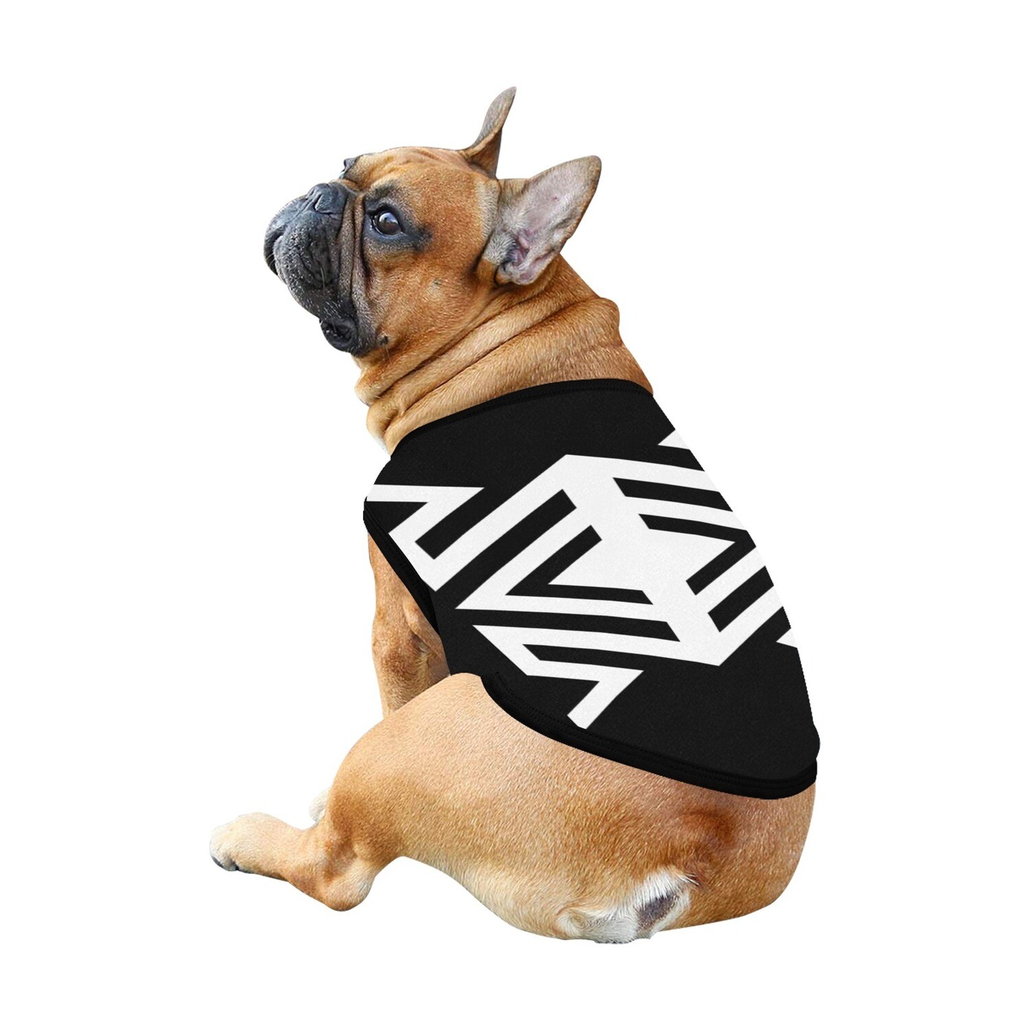 🐕 David Rose Geometric Tribal Dog t-shirt, Dog Tank Top, Dog shirt, Dog clothes, Gifts, front back print, 7 sizes XS to 3XL, Schitt's Creek, TV series