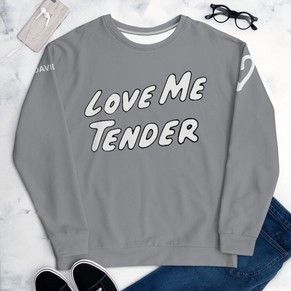 👸🏽🤴🏽David Rose Elvis Love Me Tender Unisex Sweatshirt 7 Sizes XS to 3X, Gift, Schitt's Creek, Dan Levy, TV series, ultime gray pantone colors of 2021