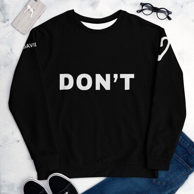 👸🏽🤴🏽 David Rose Don't Unisex Sweatshirt 7 Sizes XS to 3X, Gift, Schitt's Creek, Dan Levy, TV series, pride