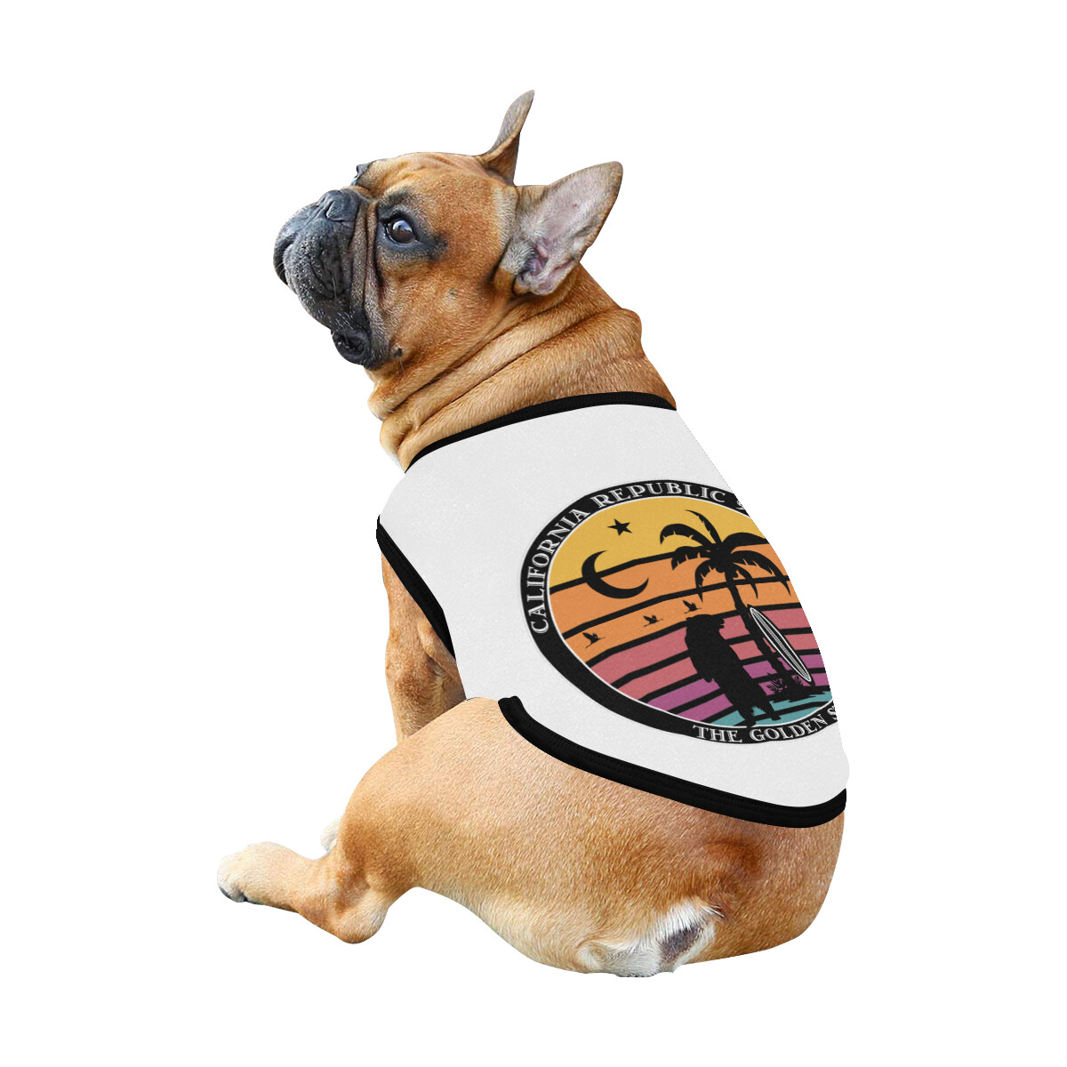 🐕 California Republic The Golden State Dog shirt, Dog Tank Top, Dog t-shirt, Dog clothes, Gifts, 7 sizes XS to 3XL, dog gifts