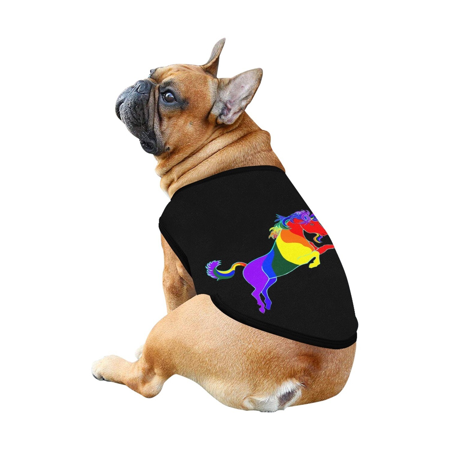 🐕🏳️‍🌈 Love is Love LGBTQ Unicorn by Maru, Dog Tank Top, Dog shirt, Dog t-shirt, Dog clothes, Dog clothing, 7 sizes XS to 3XL, LGBT, Dog gift, Gift for dogs, pride flag, rainbow flag