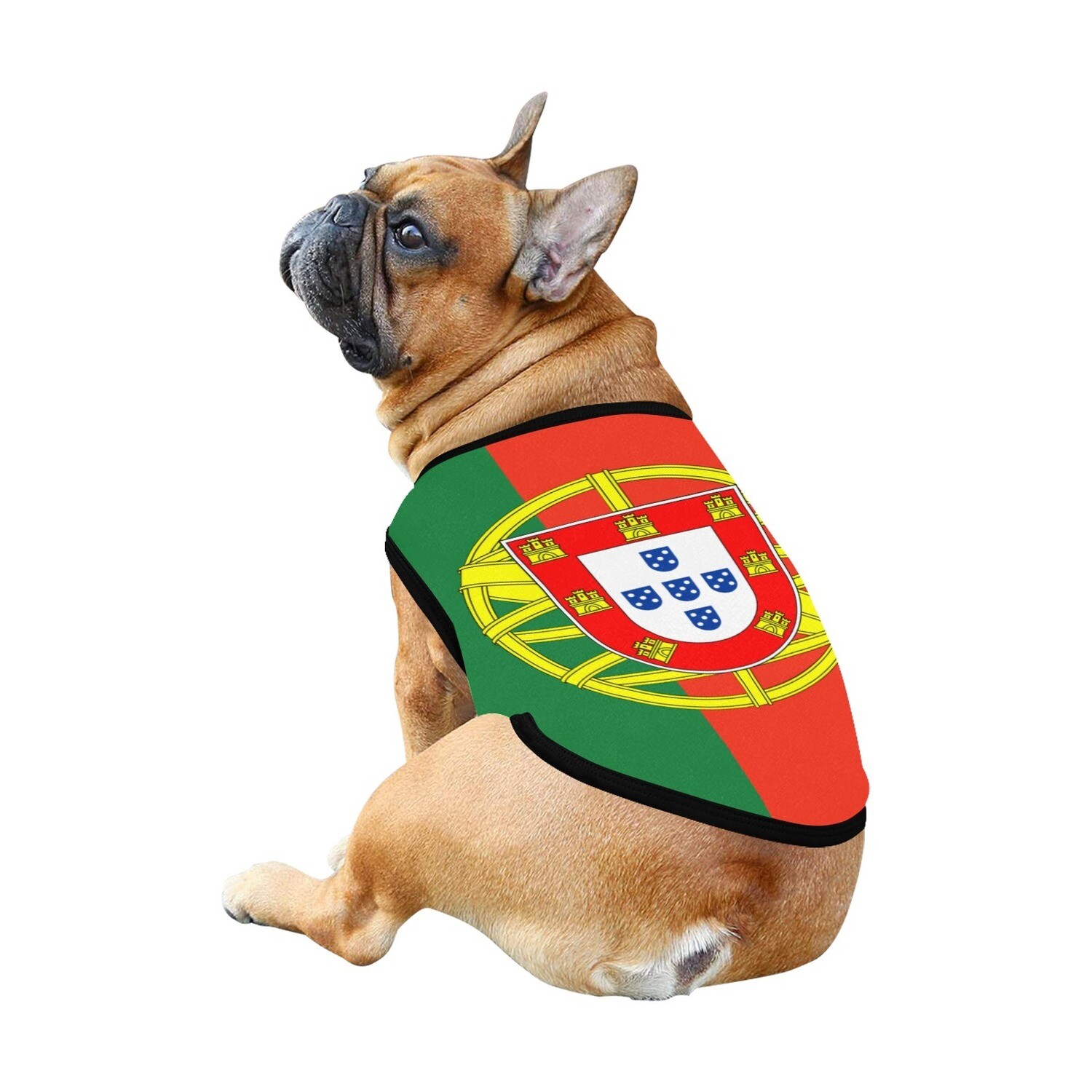 🐕🇵🇹 I love Portugal, Big Portuguese flag, dog t-shirt, dog gift, dog tank top, dog shirt, dog clothes, gift, 7 sizes XS to 3XL