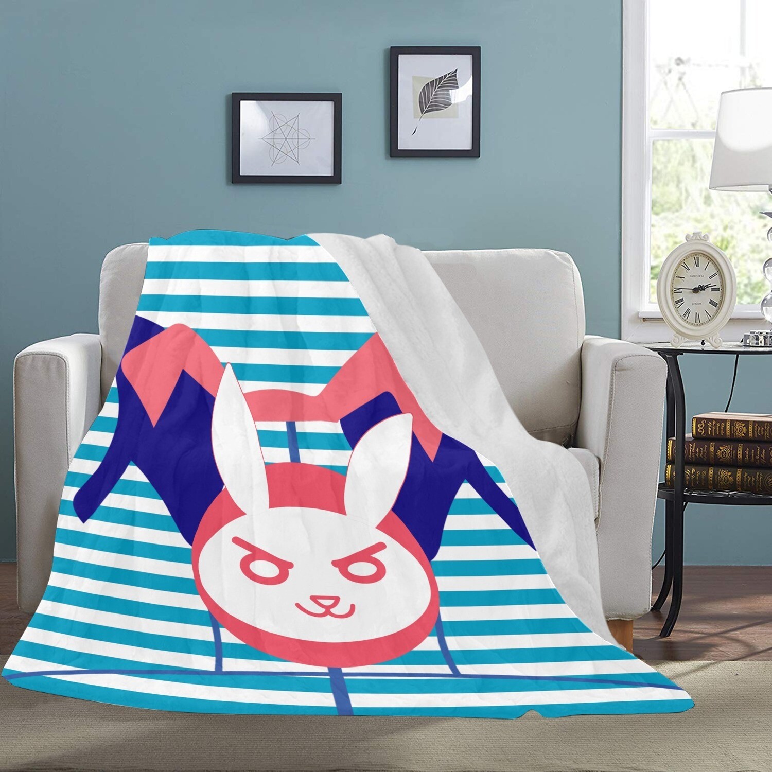 🤴🏽👸🏽🐇Large Ultra-Soft Micro Fleece Blanket Miffy, Nijntje, Bunny, Rabbit, gift, gift for her, gift for him, gift for them, 70"x80"
