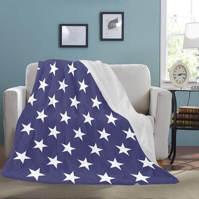 🤴🏽👸🏽🇺🇸 Large Ultra-Soft Micro Fleece Blanket Fourth of July, I love America, USA flag Stars, gift, gift for her, gift for him, gift for them, 70"x80"